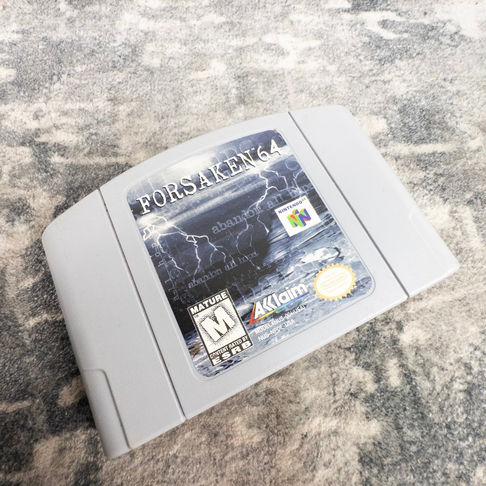 Forsaken 64 Nintendo 64 N64 Game Pak Acclaim First Person 3D Shooter 1998